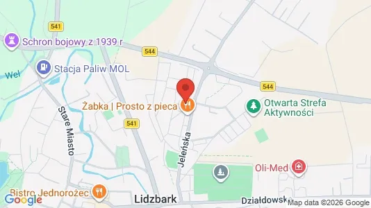 Kantorruimte te huur i Działdowski - Foto uit Google Street View