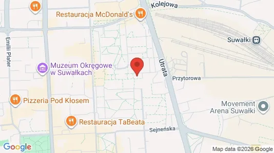 Kontorlokaler til leje i Suwałki - Foto fra Google Street View