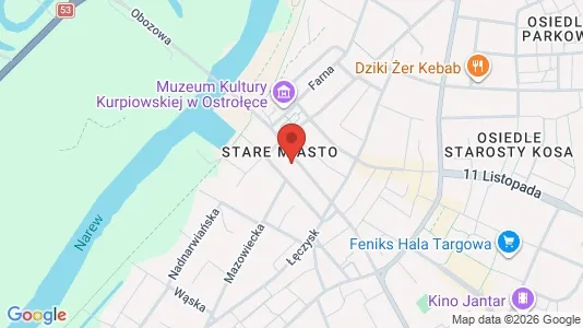 Kontorslokaler för uthyrning i Ostrołęcki – Foto från Google Street View