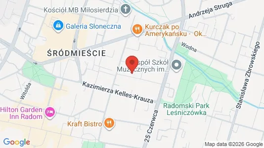 Kontorlokaler til leje i Radom - Foto fra Google Street View