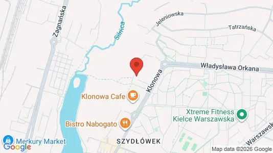 Kontorlokaler til leje i Kielce - Foto fra Google Street View