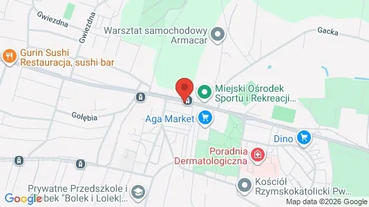 Lokale biurowe Do wynajęcia i Sosnowiec - kort over placeringen