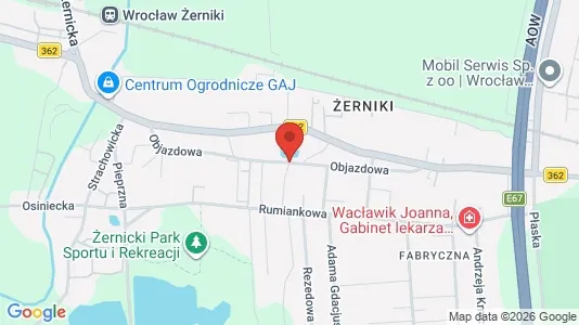 Kontorlokaler til leje i Wrocław - Foto fra Google Street View