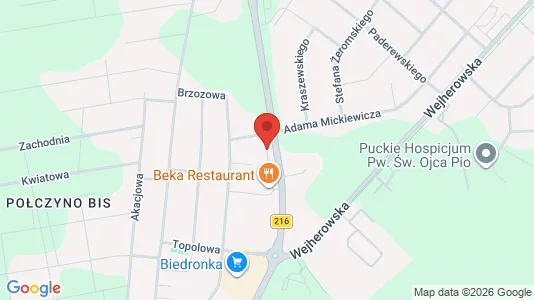 Kantorruimte te huur i Pucki - Foto uit Google Street View
