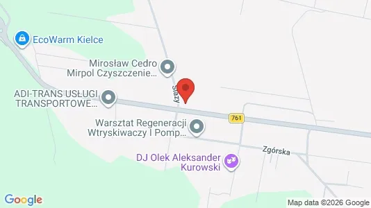 Kontorlokaler til leje i Kielce - Foto fra Google Street View