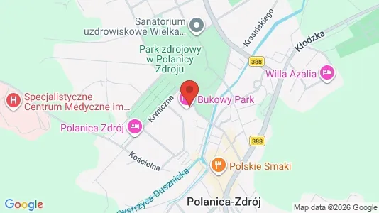 Office spaces for rent i Kłodzki - kort over placeringen