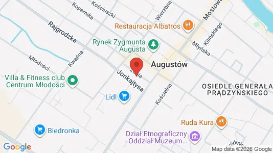 Büros zur Miete i Augustowski – Foto von Google Street View