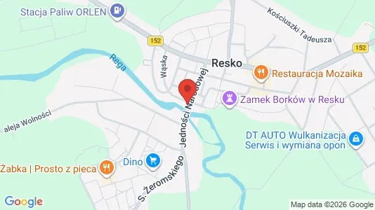 Büros zur Miete i Łobeski – Foto von Google Street View
