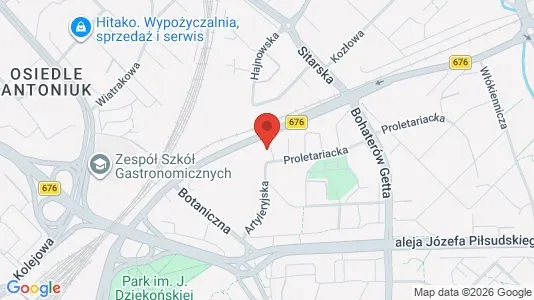 Kontorer til leie i Białystok – Bilde fra Google Street View