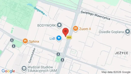 Büros zur Miete i Poznań – Foto von Google Street View