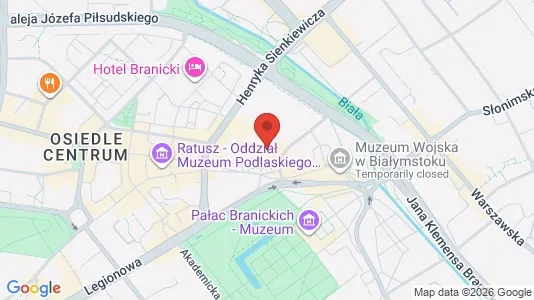 Kontorlokaler til leje i Białystok - Foto fra Google Street View