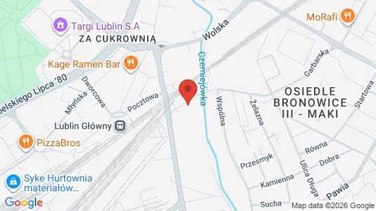 Espacios de oficina En alquiler i Lublin - kort over placeringen
