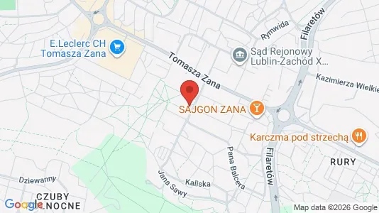 Büros zur Miete i Lublin – Foto von Google Street View