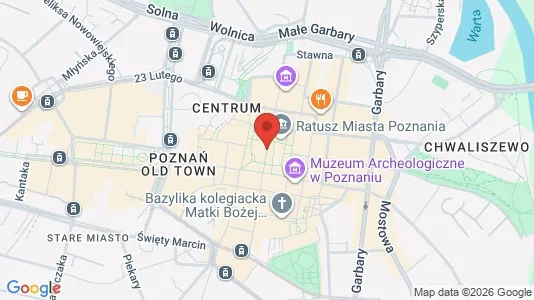 Büros zur Miete i Poznań – Foto von Google Street View