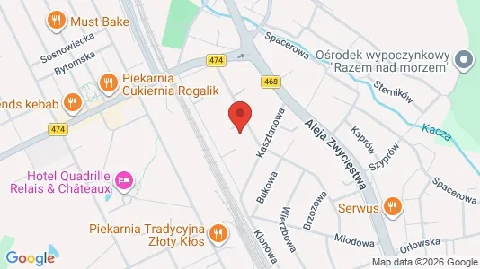 Kontorer til leie i Gdynia - kort over placeringen