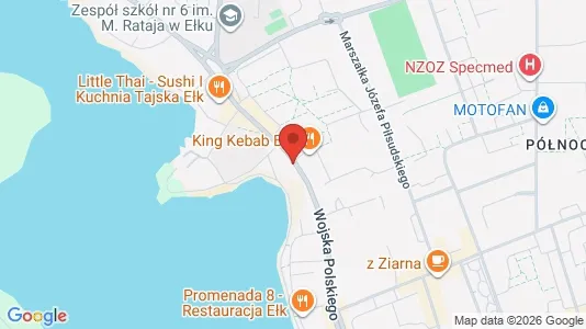 Toimistotilat Vuokrattavana i Ełcki - Kuva Google Street Viewstä