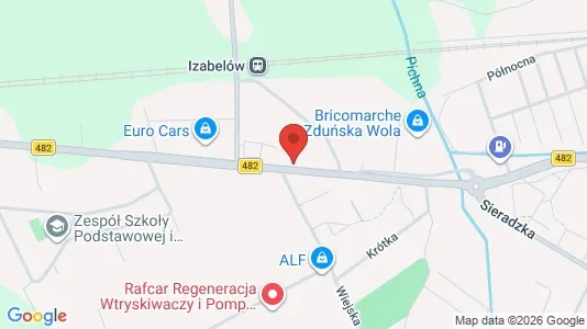 Büros zur Miete i Zduńskowolski - kort over placeringen