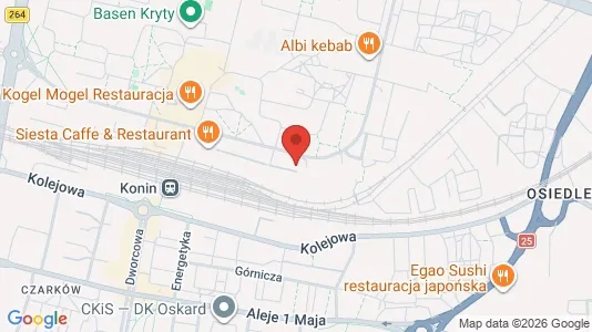 Toimistotilat Vuokrattavana i Konin - Kuva Google Street Viewstä