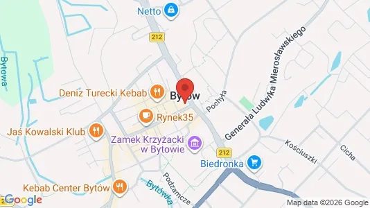 Lokale biurowe Do wynajęcia i Bytowski - kort over placeringen