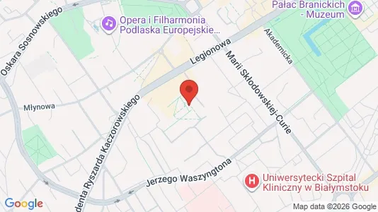 Lokale biurowe Do wynajęcia i Białystok - kort over placeringen