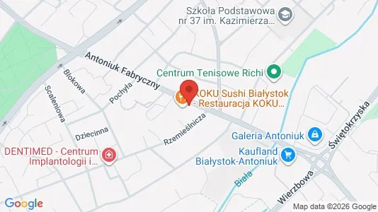 Kontorlokaler til leje i Białystok - Foto fra Google Street View