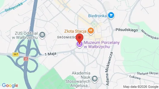 Kontorlokaler til leje i Wałbrzych - Foto fra Google Street View