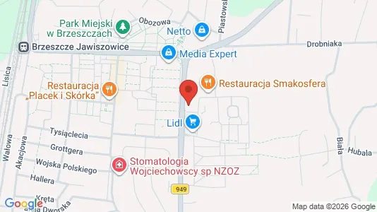 Office spaces for rent i Oświęcimski - kort over placeringen