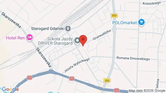 Espacios de oficina En alquiler i Starogardzki - kort over placeringen