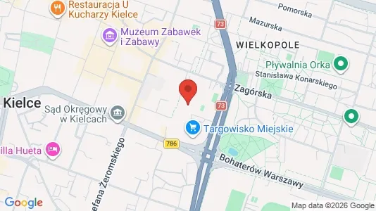 Office spaces for rent i Kielce - Photo from Google Street View