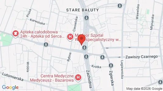 Espacios de oficina En alquiler i Łódź - kort over placeringen