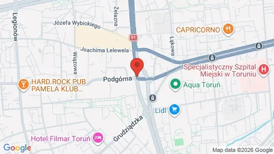 Kontorlokaler til leje i Toruń - Foto fra Google Street View