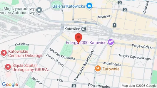 Kontorlokaler til leje i Katowice - Foto fra Google Street View