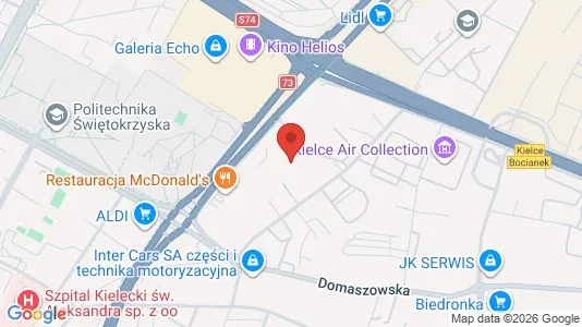 Kontorer til leie i Kielce – Bilde fra Google Street View