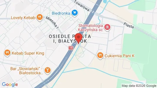 Kontorlokaler til leje i Białystok - Foto fra Google Street View