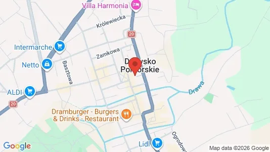 Toimistotilat Vuokrattavana i Drawski - Kuva Google Street Viewstä