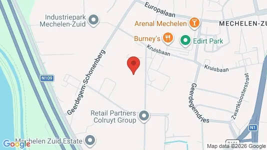 Toimistotilat Vuokrattavana i Mechelen - kort over placeringen