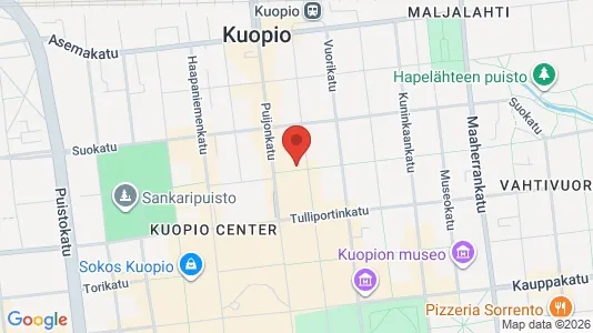 Lokale biurowe Do wynajęcia i Kuopio - kort over placeringen