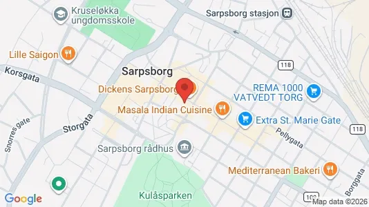Büros zur Miete i Sarpsborg – Foto von Google Street View