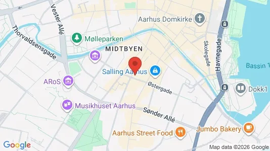 Kontorer til leie i Aarhus C – Bilde fra Google Street View
