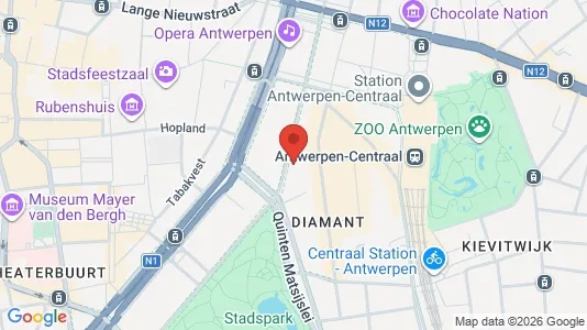 Büros zur Miete i Stad Antwerp – Foto von Google Street View