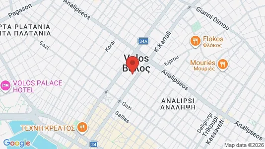 Espacios de oficina En alquiler i Volos - Foto de Google Street View