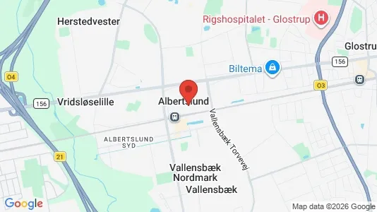 Lager til leie i Albertslund – Bilde fra Google Street View