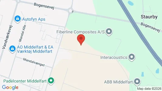 Lager til leie i Middelfart – Bilde fra Google Street View