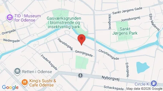 Kontorlokaler til leje i Odense C - Foto fra Google Street View