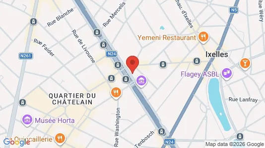 Office spaces for rent i Brussels Elsene - Photo from Google Street View