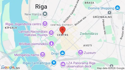 Winkels te huur i Riga Centrs - Foto uit Google Street View