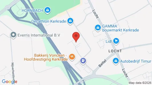 Propiedades comerciales En alquiler i Kerkrade - kort over placeringen