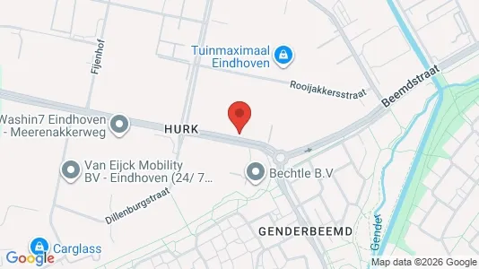 Commercial properties for rent i Eindhoven - kort over placeringen