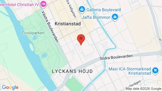 Espacios de oficina En alquiler i Kristianstad - kort over placeringen