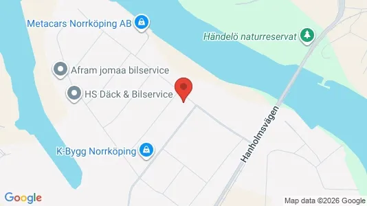 Varastot Vuokrattavana i Norrköping - Kuva Google Street Viewstä
